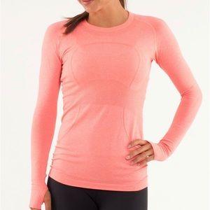 Lululemon Run: Swiftly Tech Long Sleeve
Color- Flare